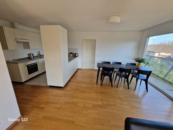 Befristet bis 31.12.28 Moderne 1.5-Zimmer-Wohnung mit Stadtblick in Zürich Industriequartier 10