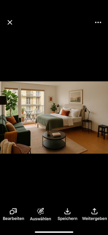 Befristet bis 31.12.28 2.5-Zimmer-Wohnung mit Balkon und Stadtblick in Zürich 1