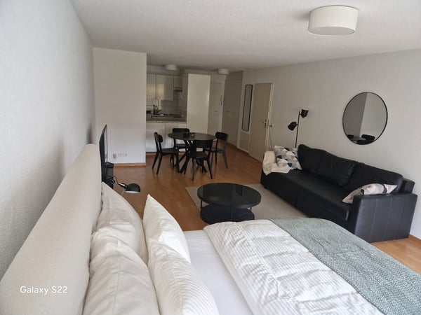 Befristet bis 31.12.28 2.5-Zimmer-Wohnung mit Balkon und Stadtblick in Zürich 7