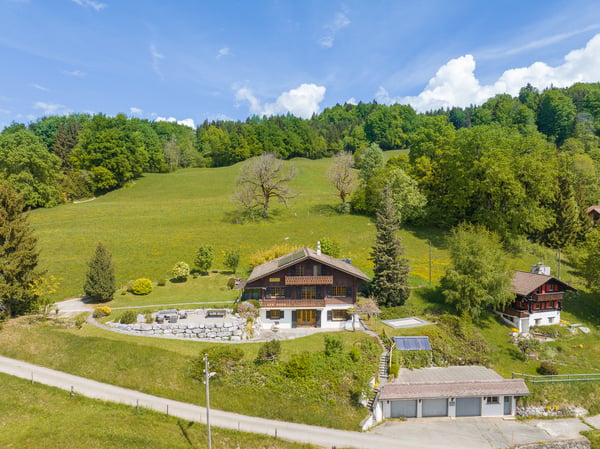Proche de Gryon - Panorama d'exception sur le Muveran et Dents-du-Midi Chalet spacieux sans nuisance avec 2.5 pces indépendant 1
