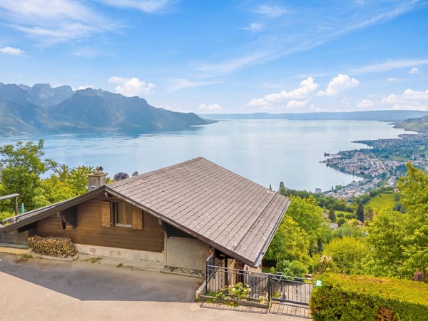 Chalet avec panorama exceptionnel sur le lac Léman ! 1