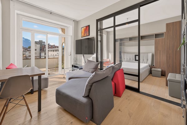 Élégance appartement meublé de 2.5 pcs au coeur de Territet - Montreux 1