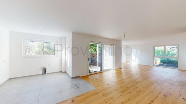 Moderne 1.5-Zimmer Neubau-Gartenwohnung in Rombach 1