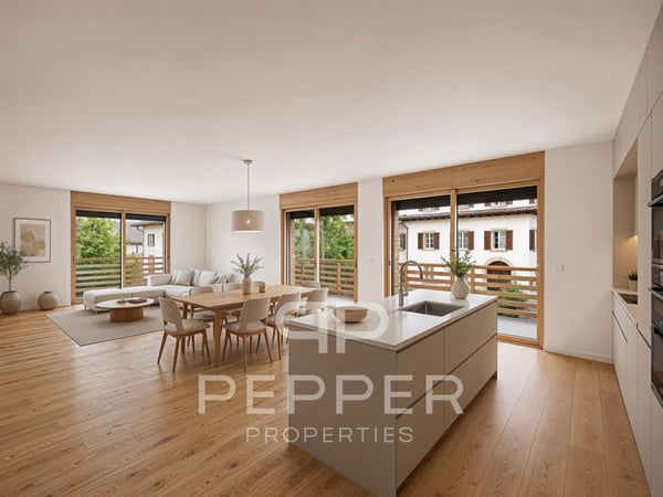 Dernier lot disponible - Lumineux appartement neuf au coeur de St-Cergue 1