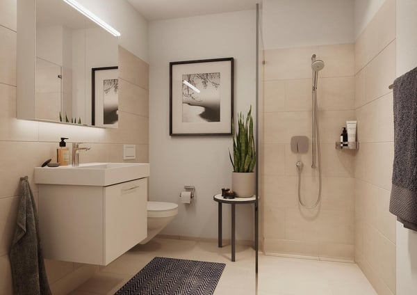 Moderne 1.5-Zimmer-Neubau-Wohnung mit grossem Gartensitzplatz in Sattel 3