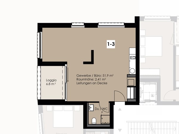 Modernes attraktives Büro an bester Lage in Sattel - Neubau 1016 5