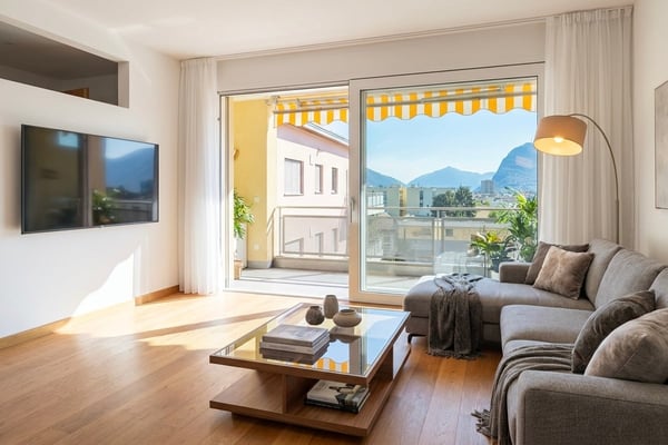Ampio e luminoso 3.5 locali con terrazza e vista aperta 1