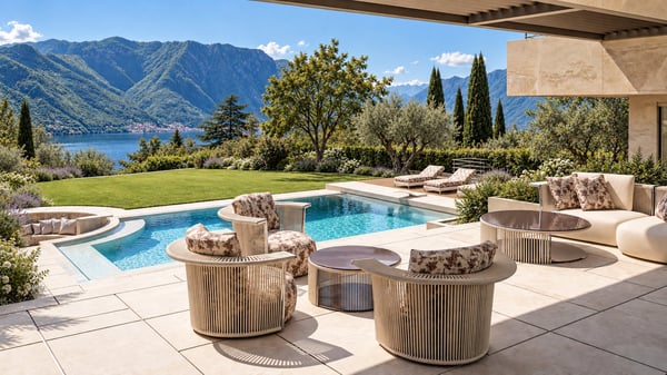 Villa Contemporanea con piscina e vista sul Lago di Como
