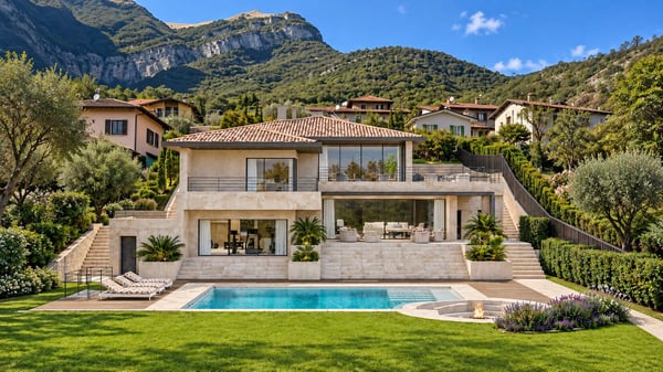 Villa Contemporanea con piscina e vista sul Lago di Como 2