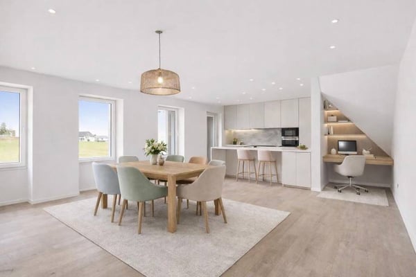 Opportunité: 2 villas jumelées + grange, aux portes d'Estavayer 4