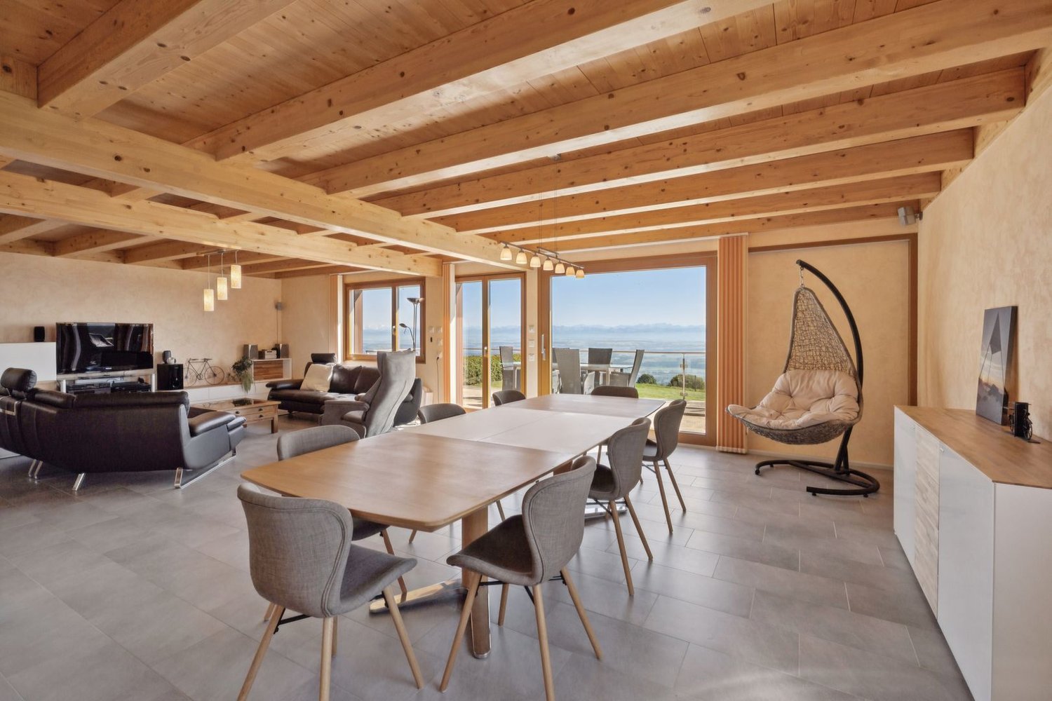 Immobilie in Les Rasses - Chalet in Holzkonstruktion mit atemberaubendem Panoramablick - Bild 5