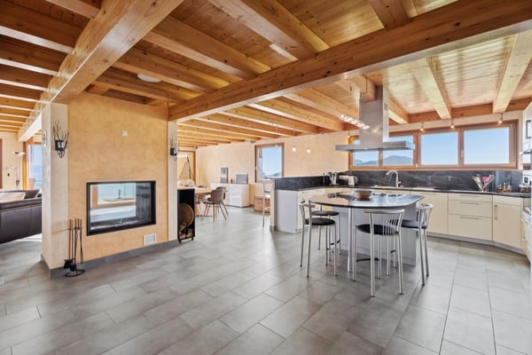 Chalet en ossature bois avec vue panoramique époustouflante 5