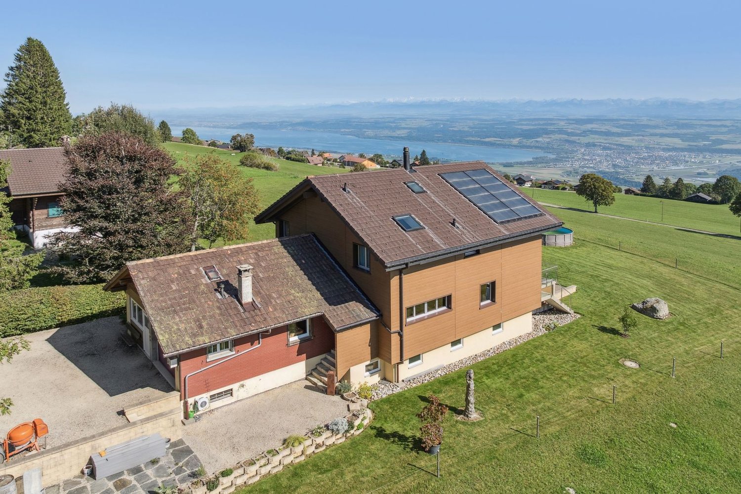 Immobilie in Les Rasses - Chalet in Holzkonstruktion mit atemberaubendem Panoramablick - Bild 1