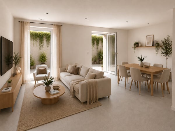 Appartement MINERGIE de 3.5 pièces au rez-de-chaussée (lot 2) / en cou 1