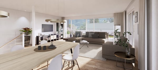 1-Zimmer-Neubau in Chur  urban wohnen, naturnah geniessen 2