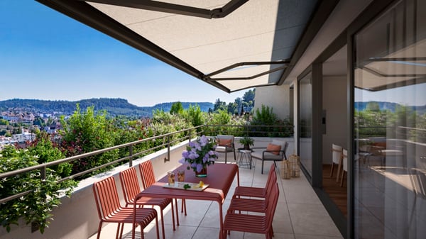 Stilvolle Terrassenwohnung mit Panorama-Weitblick 2