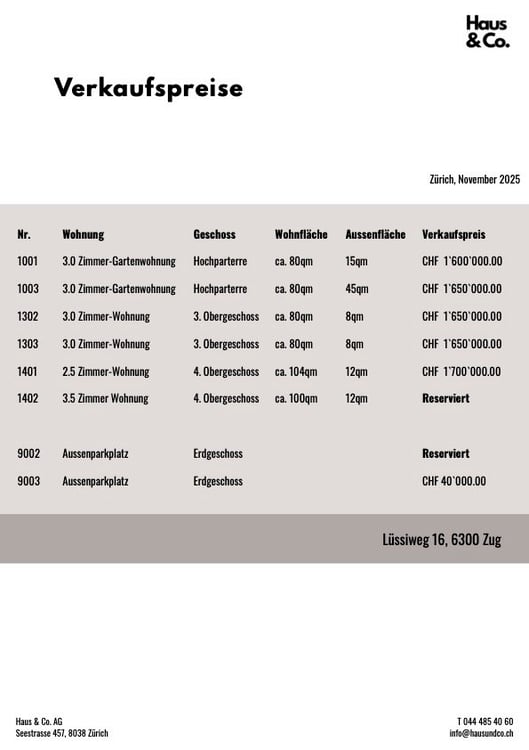 Attraktive Dachwohnung im Herzen von Zug zum Verkauf 12