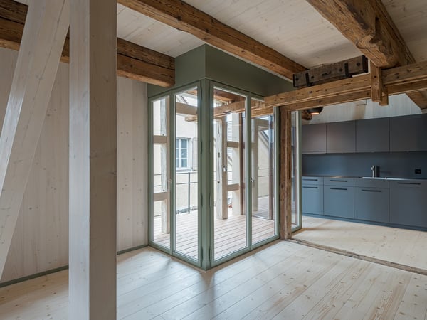 4.5-Zimmer-Maisonette mit Loggia in Bremgarten 4