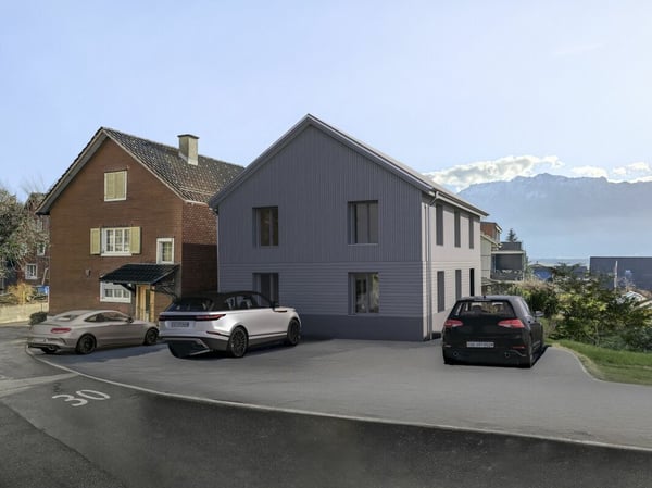 Freistehendes Neubau-Einfamilienhaus in Gams - 1.5 Zimmer Wohngenuss für die ganze Familie 2