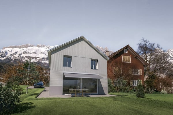 Freistehendes Neubau-Einfamilienhaus in Gams - 1.5 Zimmer Wohngenuss für die ganze Familie 1