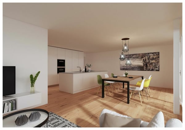 Neubau 1 1/2 Zimmer Gartenwohnung mit traumhafter Aussicht 2