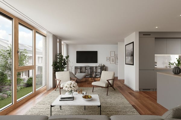 Neubau 1 1/2 Zimmer Doppel-EFH 3