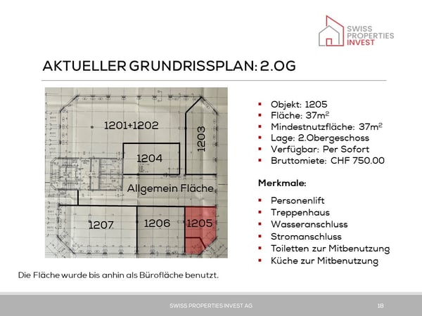 Schöne & Zentrale Bürofläche zu Vermieten 3