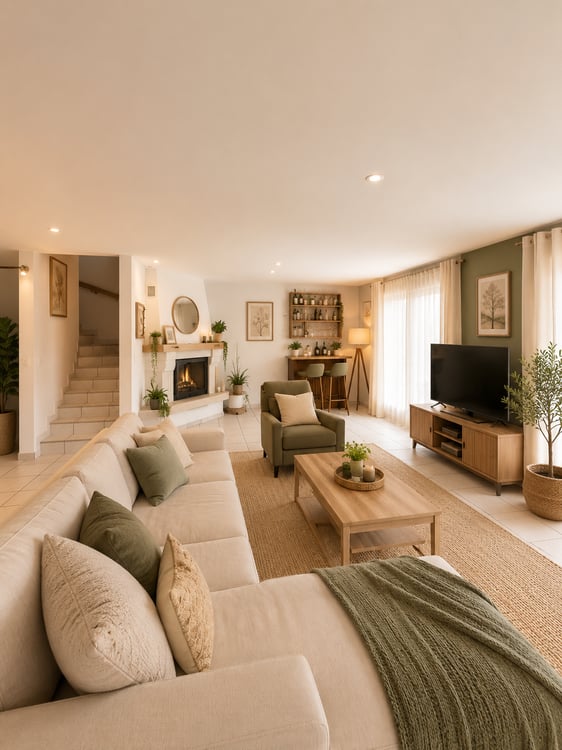 Villa mitoyenne 7 pièces avec terrasse, vue dégagée et garage 1