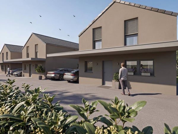 Nouveau projet de 3 villas contemporaines dans un quartier résidentiel recherché 2
