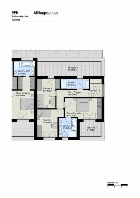 Modernes Eigenheim mit Panorama-Weitsicht ins Grüne und die umliegende Berglandschaft. 9