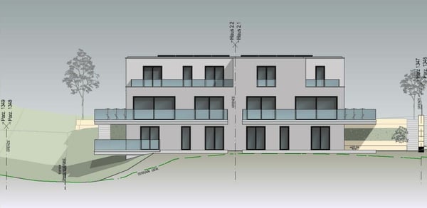 Modernes Eigenheim mit Panorama-Weitsicht ins Grüne und die umliegende Berglandschaft. 12