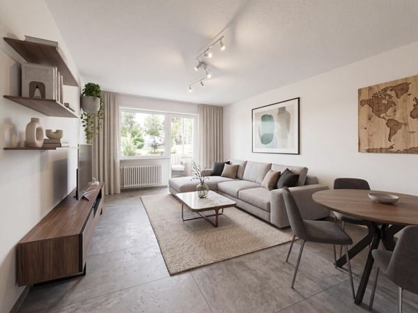 Gepflegte 3.5 Zimmer Wohnung im 1.OG 2