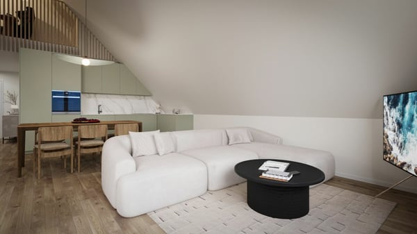 Lichtdurchflutete Dachwohnung im «Waidhof» 2