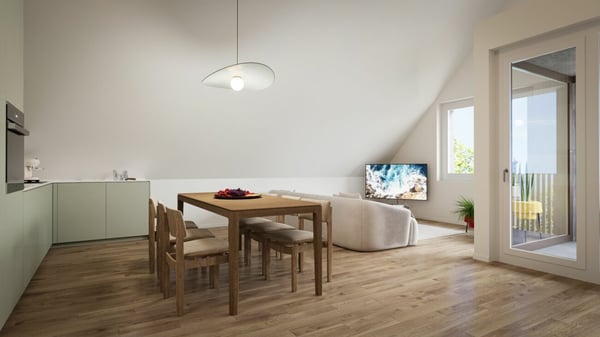 Lichtdurchflutete Dachwohnung im «Waidhof» 7