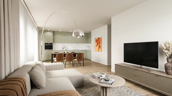 Stilvolle 2.5-Zimmer-Neubauwohnung mitten im Grünen 2