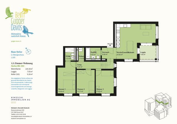 2.5-Zimmer-Wohnung in Davos 5