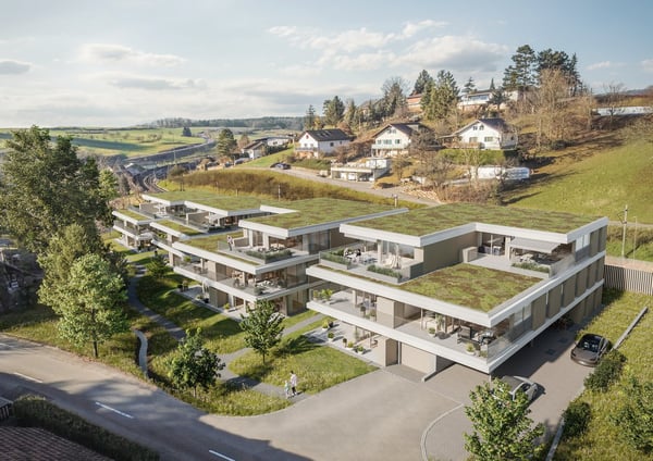 Unsere letzte 2.5-Zimmer-Attikawohnung, im Neubauprojekt Bachgarten 2