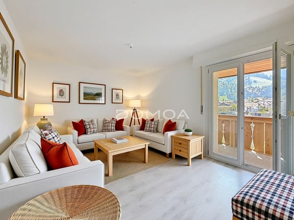 Appartement rénové avec vue sur le Moléson