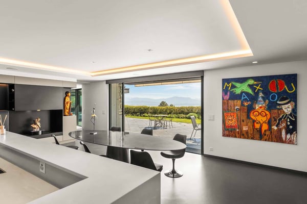 Propriété d'exception avec piscine intérieure et vue sur le lac Léman 7