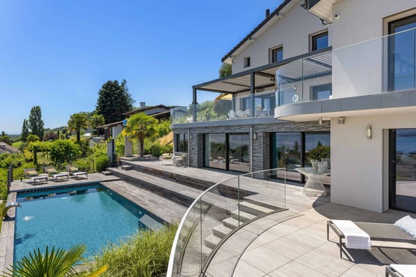 Villa d'exception avec vue spectaculaire sur le Léman 11