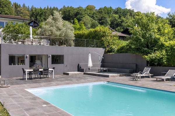 Villa avec vue panoramique sur le lac Léman et le Mont-Blanc 1