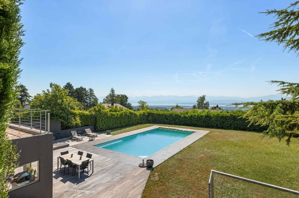 Villa avec vue panoramique sur le lac Léman et le Mont-Blanc 2