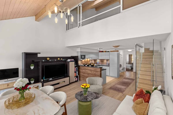 Duplex rénové face aux champs à Chancy 3