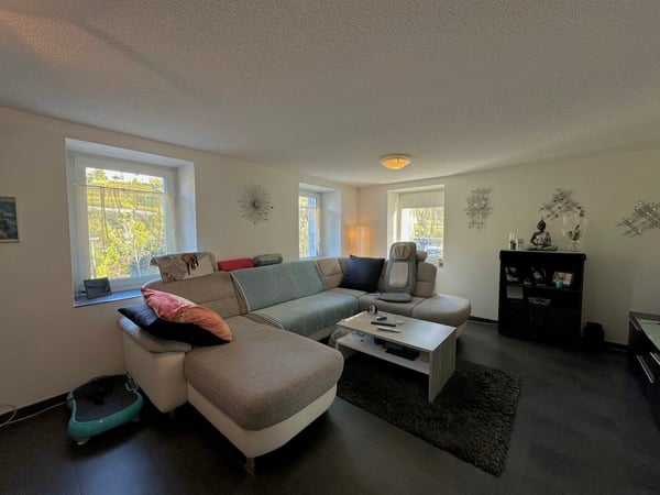 Sonniges Zweifamilienhaus mit grosser Scheune und Traumgarten in Susten 4