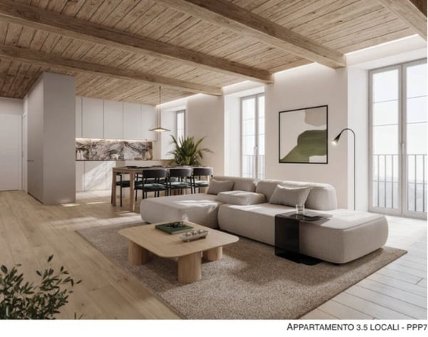 Contrada Residence - 1.5 Zimmer-Wohnung am 1. Stock | Residenza Contrada - Appartamento di 1.5 al primo piano 4