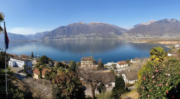 Terreno Edificabile a Magadino con vista lago - Grundstück mit Seesicht | Gambarogno Magadino Grundstück mit Seesicht 1