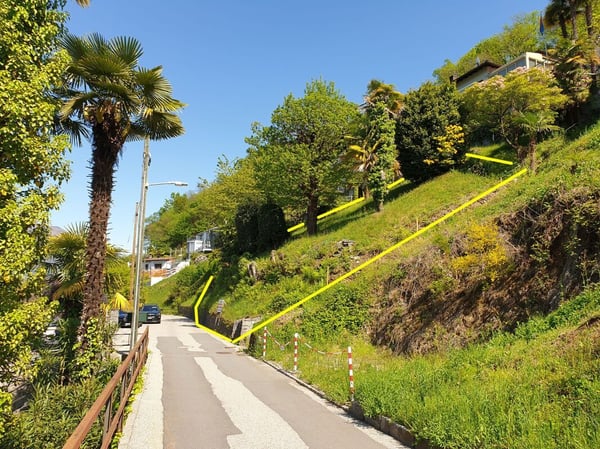 Terreno Edificabile a Magadino con vista lago - Grundstück mit Seesicht | Gambarogno Magadino Grundstück mit Seesicht 2