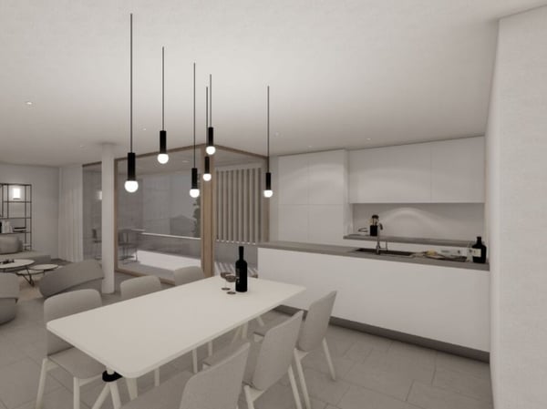 Wohnung 4.5 Zimmer,  1. Stock, Süden Block