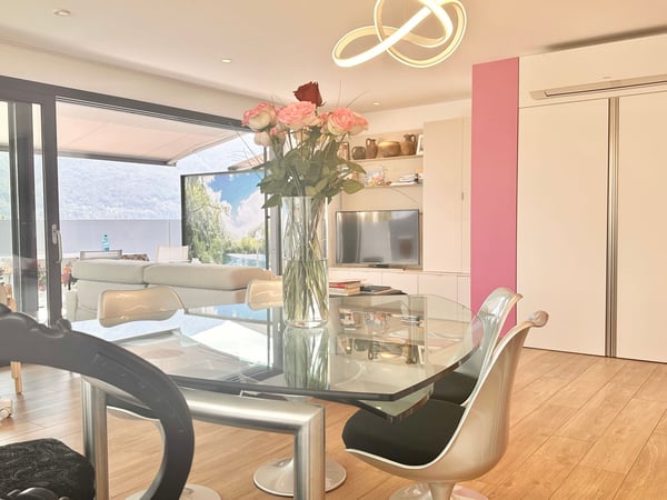 Modernes Penthouse mit 40 m² Terrasse und Panoramablick über Locarno 5