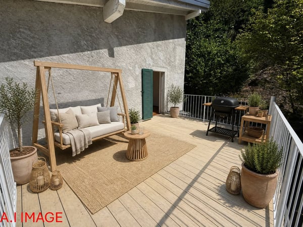 Zweifamilienhaus mit 5.5-Zimmer-Wohnung + 2-Zimmer-Wohnung, grossem Privatgrundstück, 4 Parkplätzen und Solarpanels 5